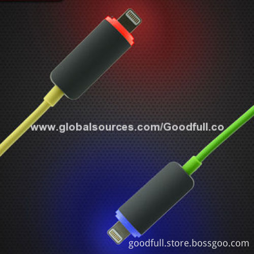 LED Lightning to USB Cables for iPhone 5/5S, Easy to Take and Carry